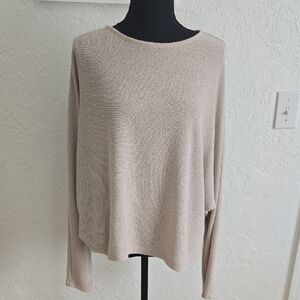 H&M Light Beige Women's Crew Neck Sweater